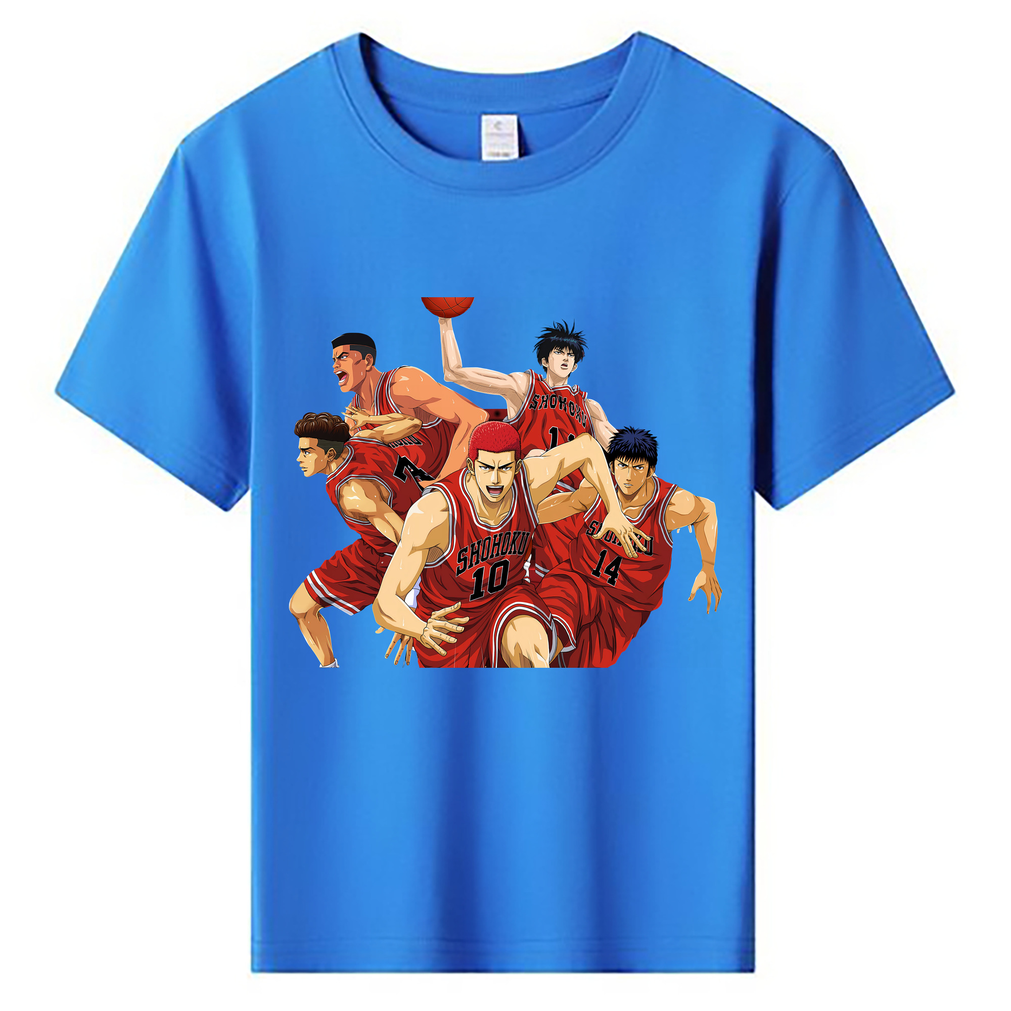 （画像用） SLAM DUNK／スラムダンク 綿100％キッズTシャツ（フロントプリント）